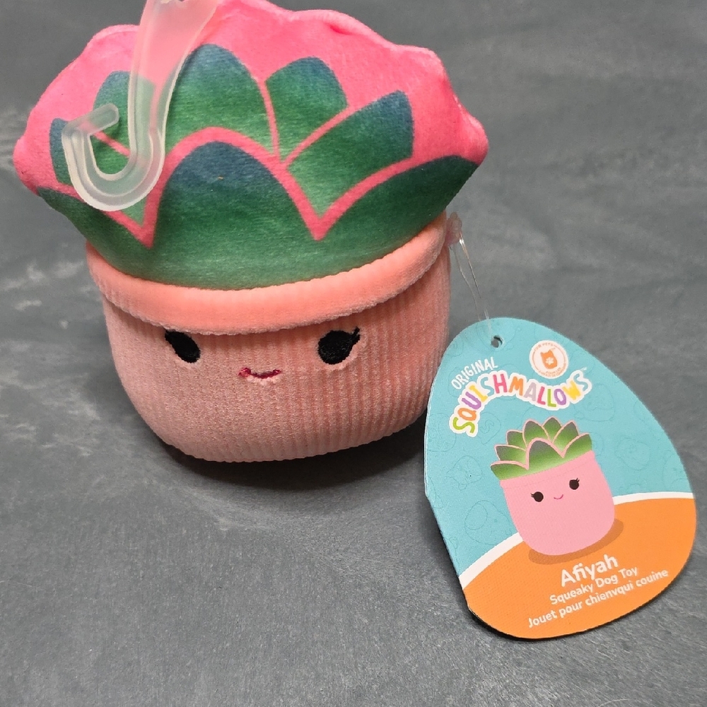 Squishmallows Pink and Green Cactus Plush